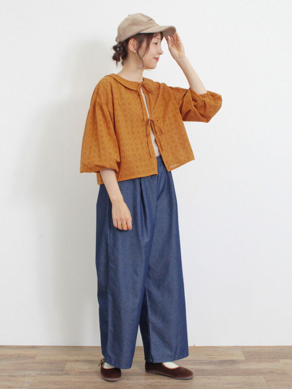オーバーレース刺繍ブラウス（トップス/シャツ・ブラウス
