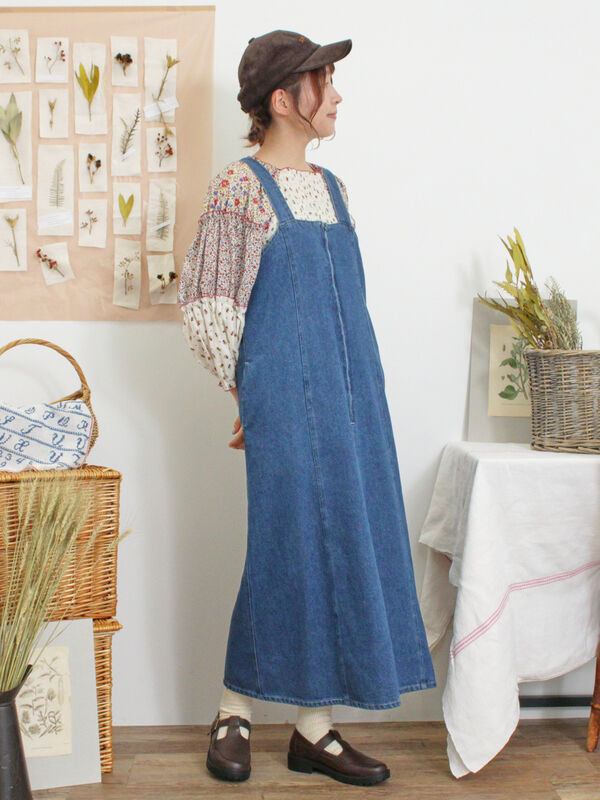 デニムジップジャンスカ（ワンピース/ワンピース）【セール】｜Samansa