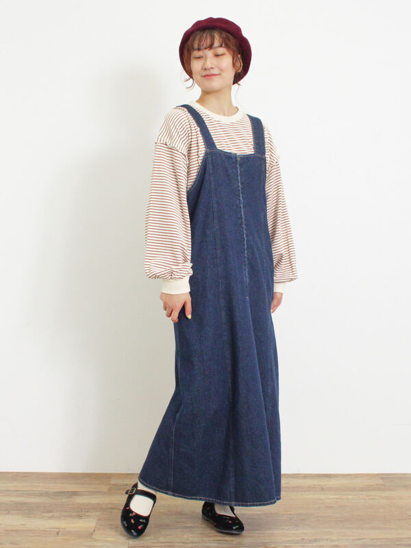 デニムジップジャンスカ（ワンピース/ワンピース）【セール】｜Samansa