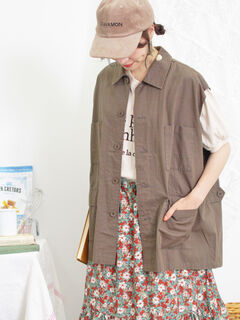 ベスト(オレンジ/橙色系)のセール・アウトレット｜レディース