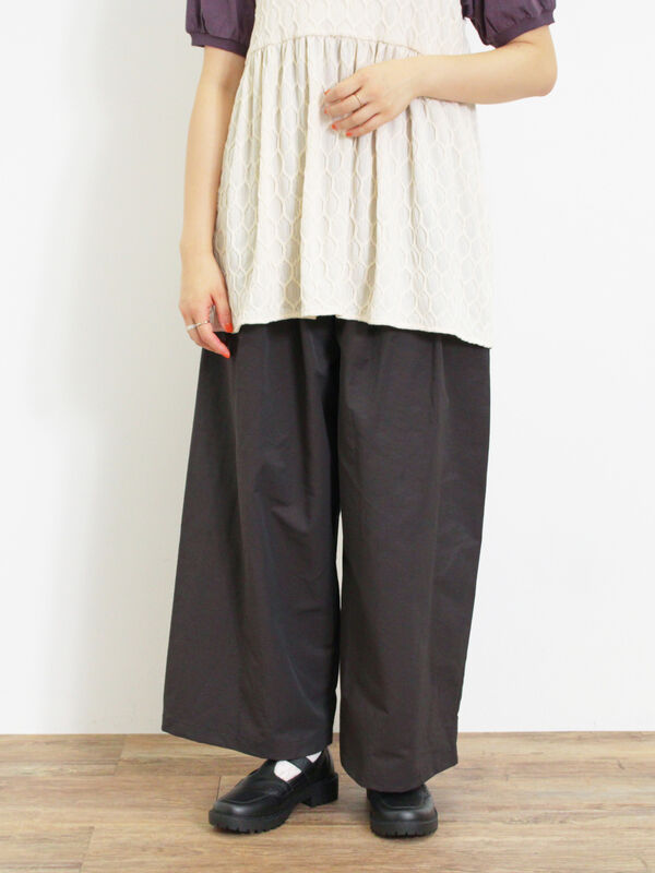 ドローコードデザインワイドパンツ（ボトムス/パンツ）【セール