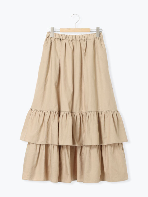 柄アソート裾重ねスカート（ボトムス/スカート）【セール】｜Samansa