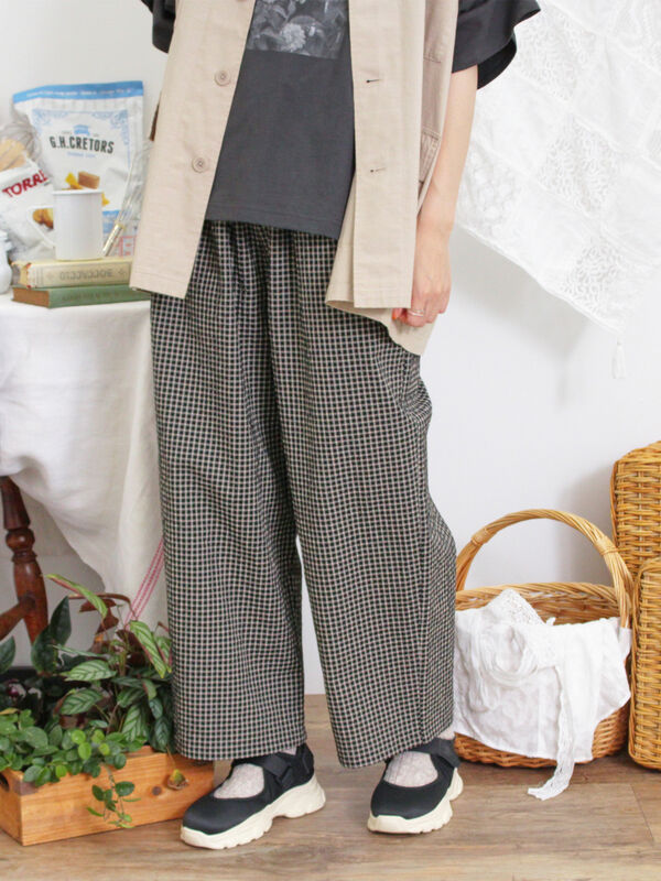 Machatt ギンガムチェックパンツ ギンガムチェックパンツ | MACHATT