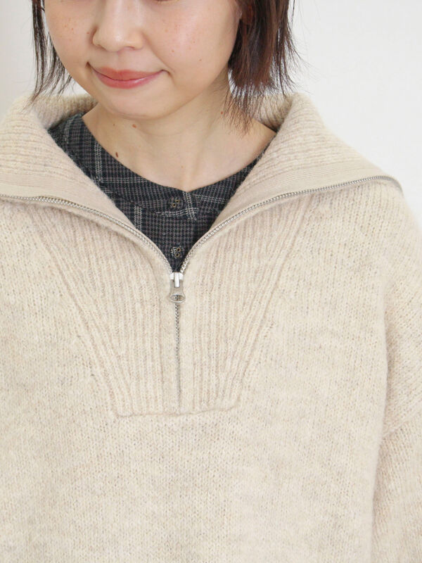 ハーフジッププルオーバー（トップス/ニット・セーター）【セール
