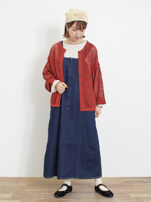 透かし柄前後2WAYニット（トップス/ニット・セーター）【セール