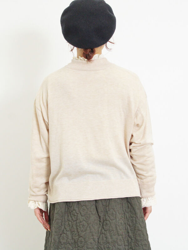 MAISON KAYSER】ブローチ付ニットカーディガン（トップス/カーディガン