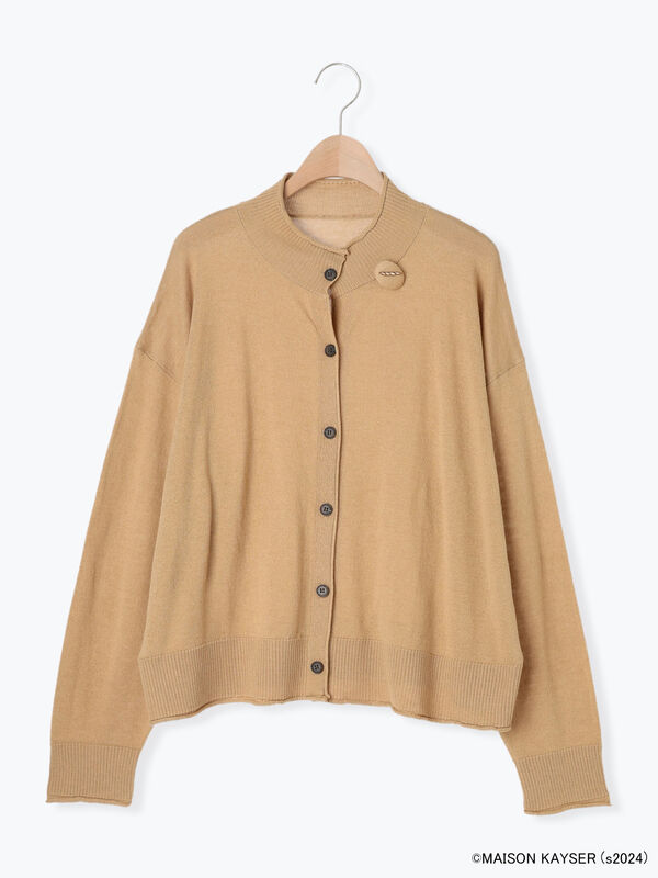 MAISON KAYSER】ブローチ付ニットカーディガン（トップス/カーディガン