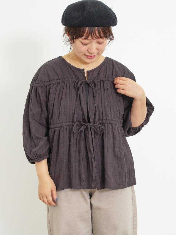 m1s2さん専用★ブラウスまとめ買い^ ^ セール】 【洗える】モノクロトーンプリント ブラウス （シャツ