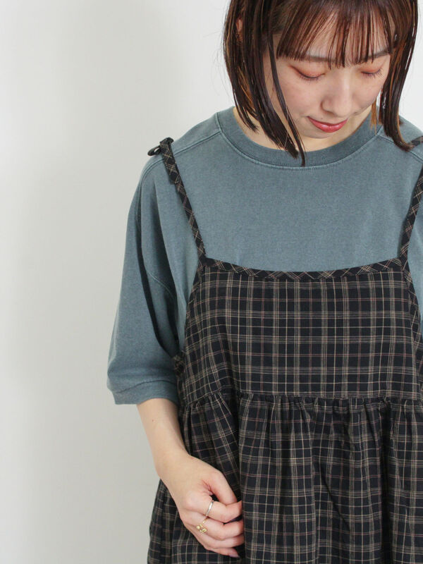 チェック柄キャミブラウス（トップス/シャツ・ブラウス）【セール