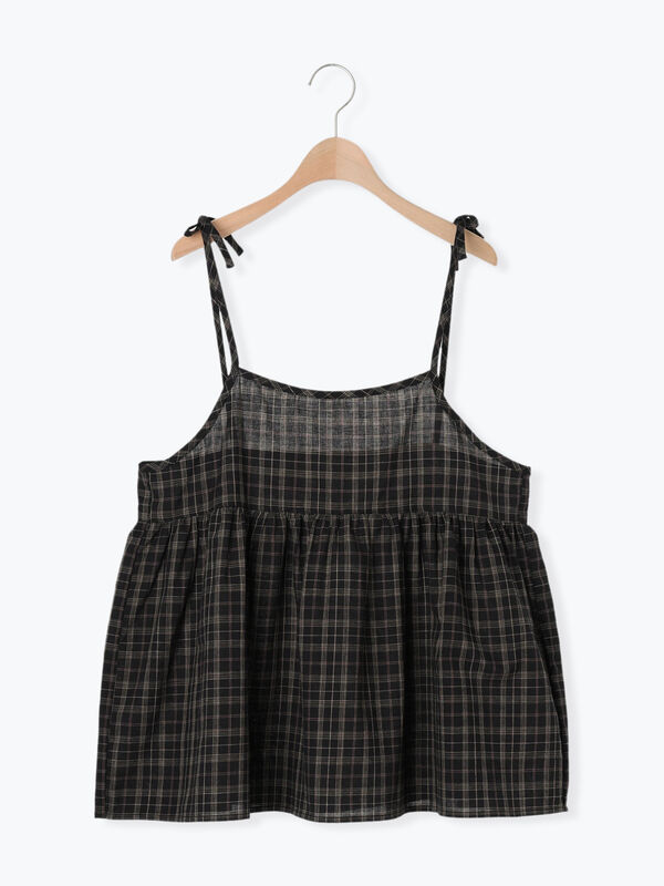 チェック柄キャミブラウス（トップス/シャツ・ブラウス）【セール