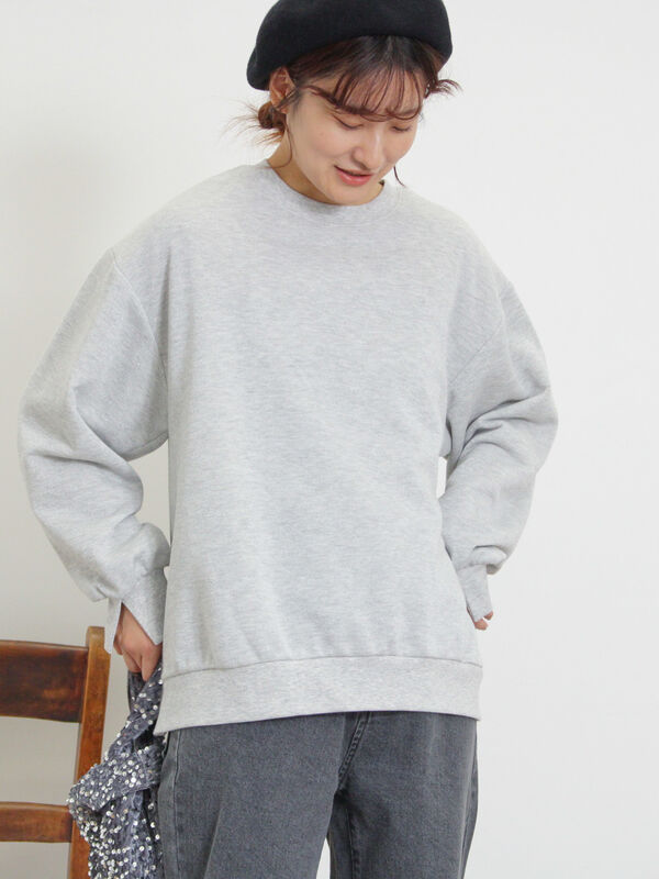 ラメ裏毛スウェット（トップス/カットソー）【セール】｜Samansa Mos2