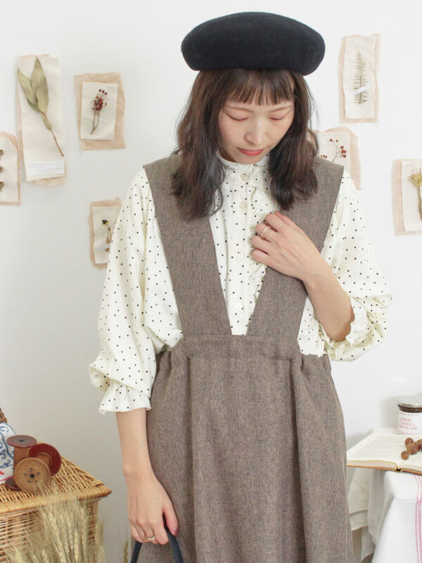 ツイードライクジャンパースカート（ワンピース/ワンピース）【セール