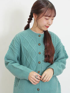 カーディガン（グリーン/緑系）のセール・アウトレット｜Samansa Mos2