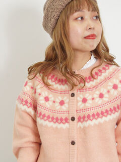 カーディガン(ピンク/桃色系)のセール・アウトレット｜レディース