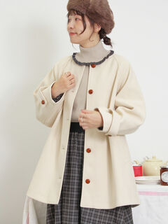 コート(ホワイト/白系)のセール・アウトレット｜レディース