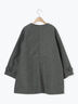 ウーリーライクミドル丈クルーネックコート（チャコールグレー/イエロー/カーキ/ブルー/キナリ）｜Samansa Mos2（サマンサ モスモス）通販