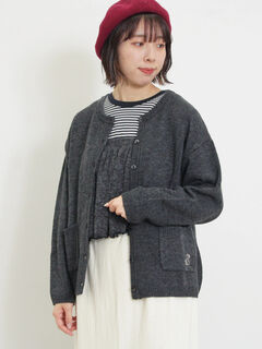 カーディガン(グレー/灰色系)のセール・アウトレット｜レディース