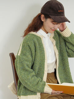 値下！【新品未使用タグ付】アルベロベロ　コーディガン　緑 カーディガン(グリーン/緑系)のセール・アウトレット｜レディース