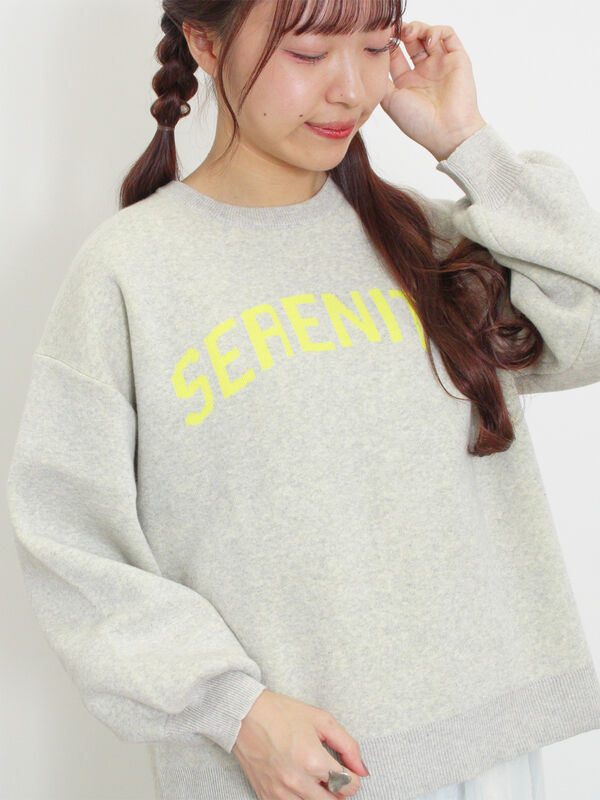 いも ロゴジャカードニット（トップス/ニット・セーター）【セール