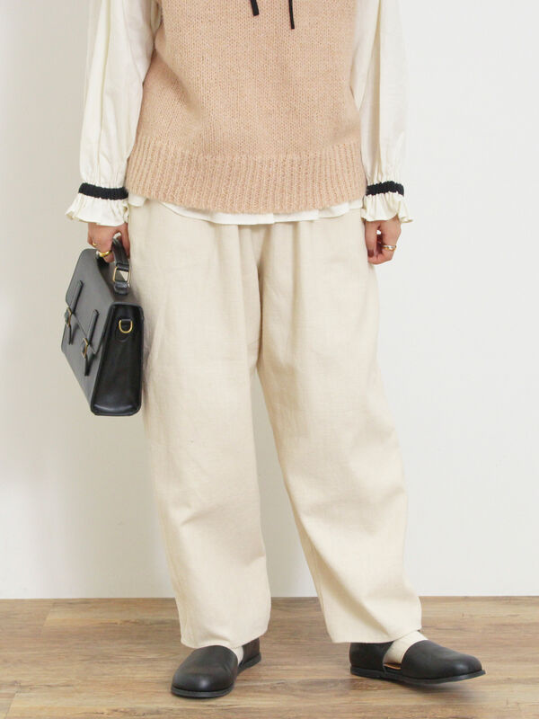 帯電防止】柄アソートゆるテーパードパンツ（ボトムス/パンツ