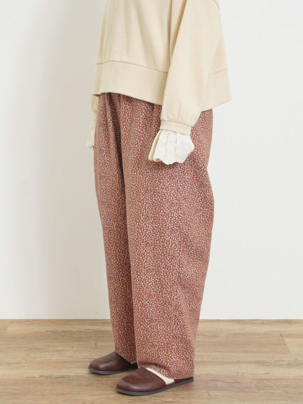 帯電防止】柄アソートゆるテーパードパンツ（ボトムス/パンツ