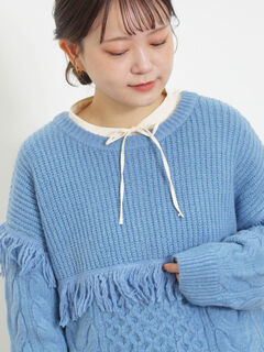 【今期新作新品即完売品25ss】SAND コットンカーディガン 2 畦編みパールニットカーディガンsdpxyf2953 モカ – [公式]SAISON DE