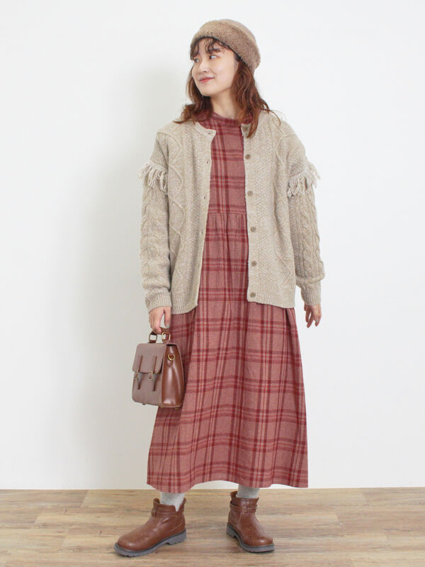 【リピーター様追加購入品】CAW モスカート2個セット フリンジ前後2WAYニット（トップス/カーディガン）【セール】｜Samansa