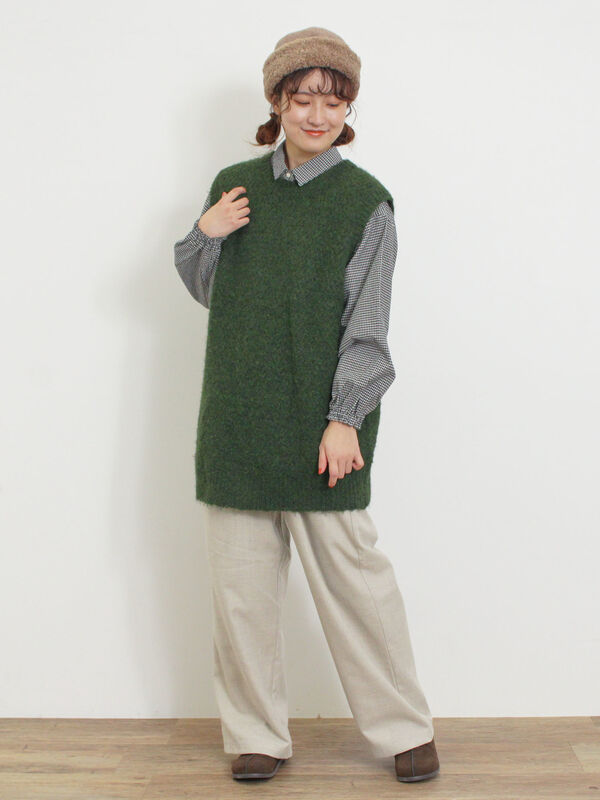 保温加工・帯電防止】ストレートパンツ（ボトムス/パンツ）【セール