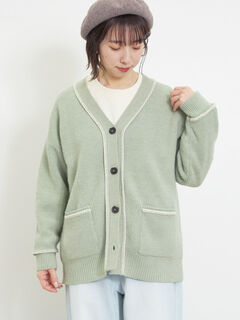カーディガン(グリーン/緑系)のセール・アウトレット｜レディース