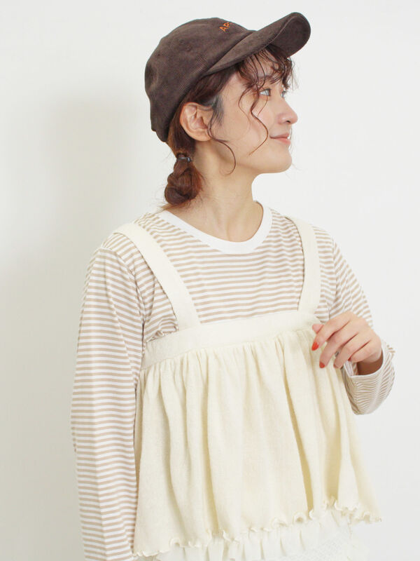 2WAYニットビスチェセットトップス（トップス/カットソー）【セール