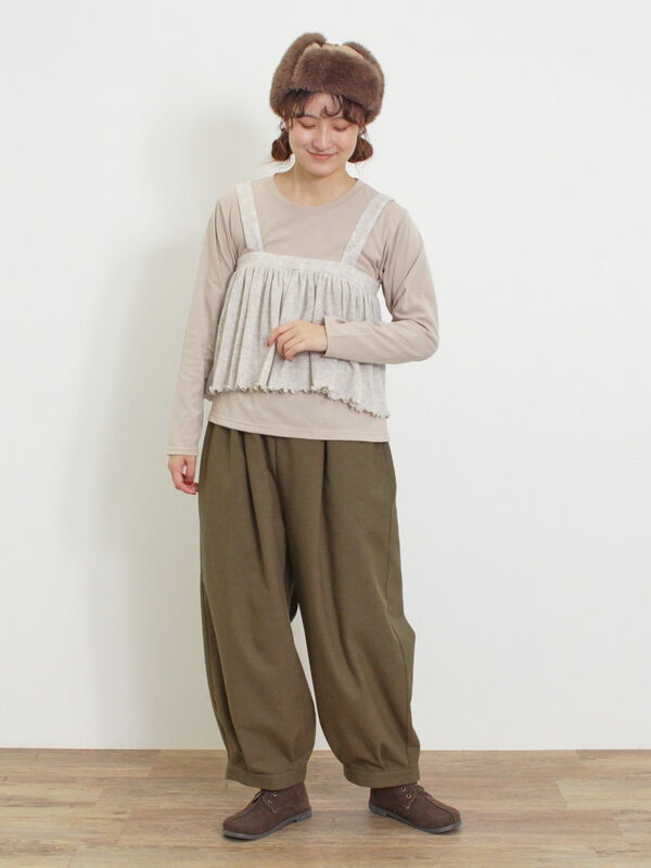 2WAYニットビスチェセットトップス（トップス/カットソー）【セール