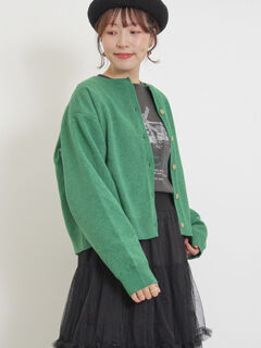 カーディガン（グリーン/緑系）のセール・アウトレット｜Samansa Mos2