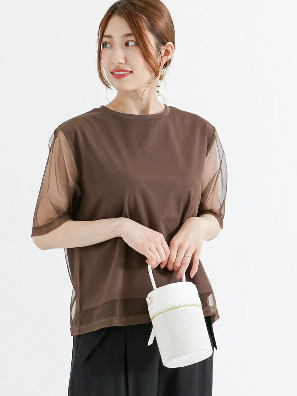 vivienne tam チュールオーバーレイヤード　プルオーバー SS2025 – Vivienne Tam Store