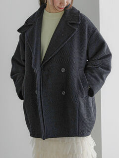 REALITY STUDIO ダークネイビーコクーンジャケット