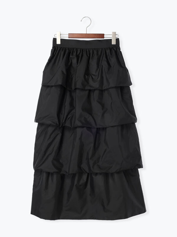 ナイロンタフタティアードタイトスカート（ボトムス/スカート