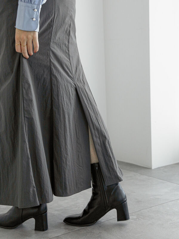 tntntutu スカート XL ナイロンギャザードロストタイトスカート（ボトムス/スカート