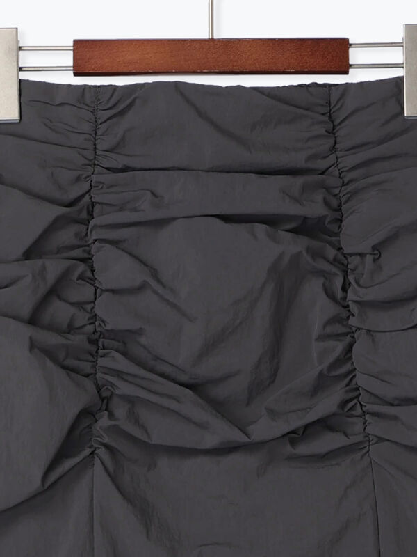 ナイロンギャザードロストタイトスカート（ボトムス/スカート