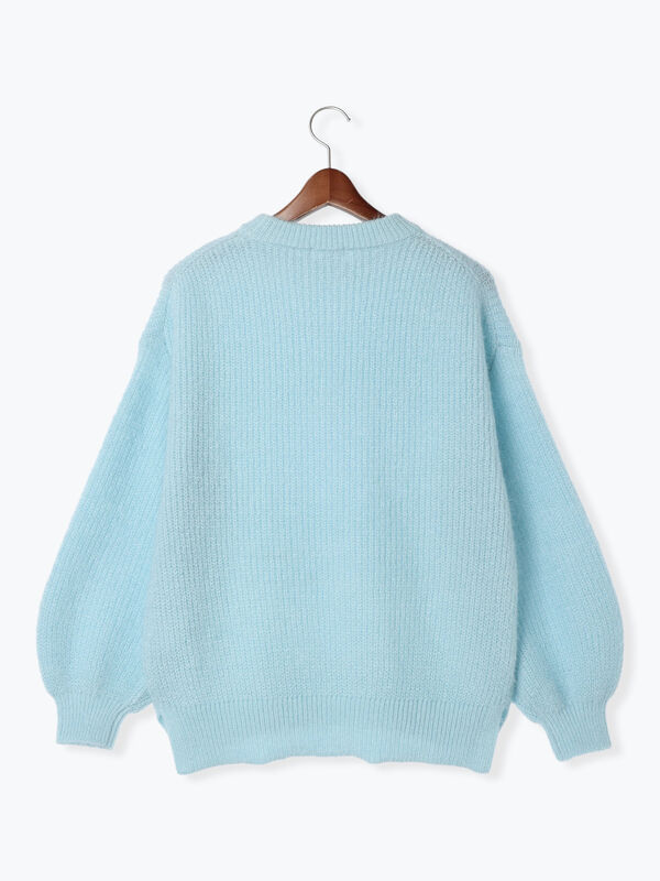 エアリーシャギー畦ニットプルオーバー（トップス/ニット・セーター