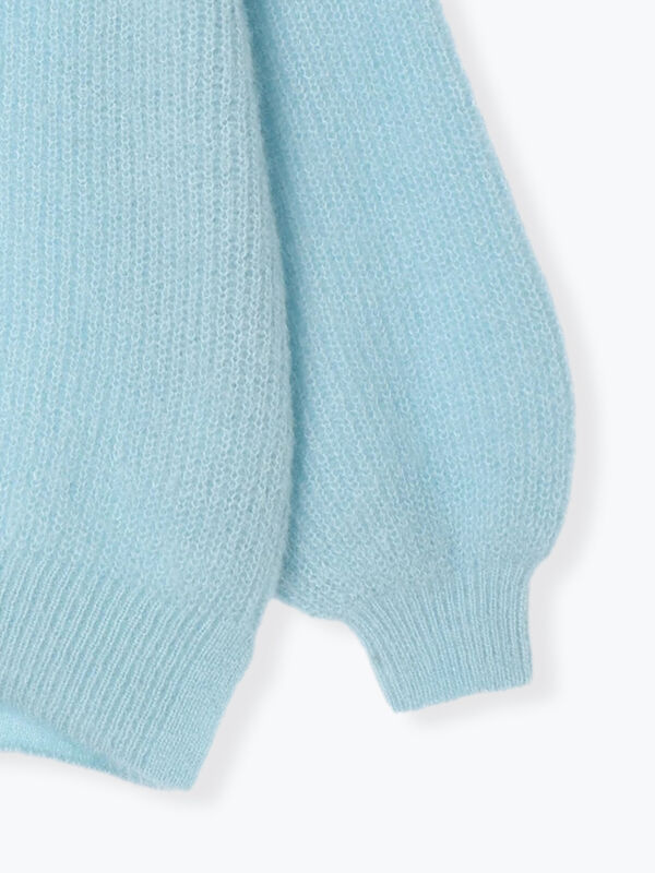 水色系　ポンチニット もちもちニットガール🎧