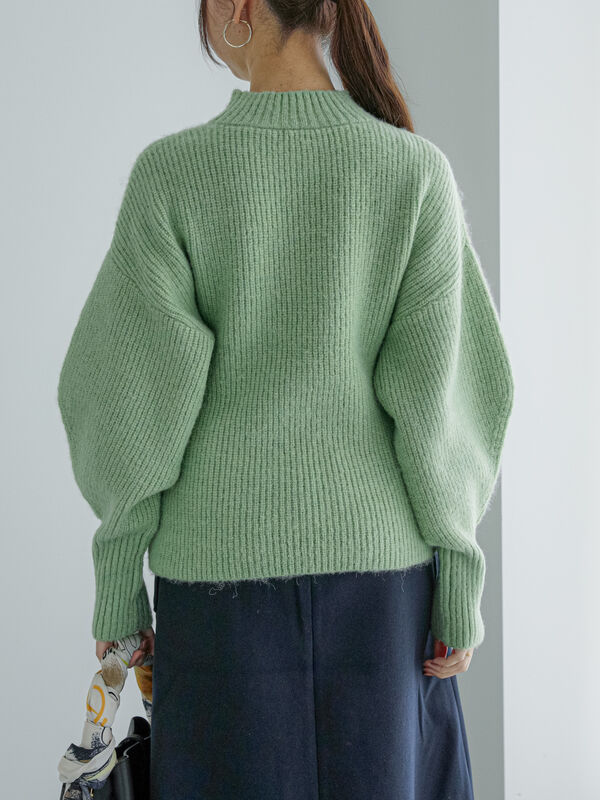 ウエストカーブドルマンスリーブニット（トップス/ニット・セーター