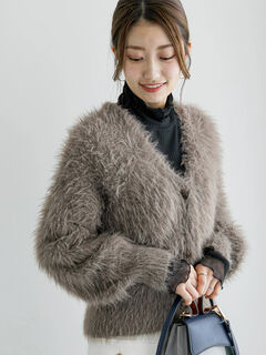 美品♡ドゥロワー サマーニット フリンジカーディガン リネン ネイビー 2 美品♡ドゥロワー サマーニット フリンジカーディガン リネン