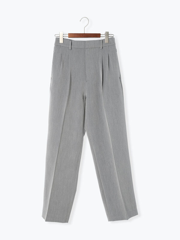 新品　ドゥファミリィ　ツイルタックイージーパンツ　グレイジュ リラシク / ツイルジャージ裏起毛パンツ | ITEM,Bottoms | アバン