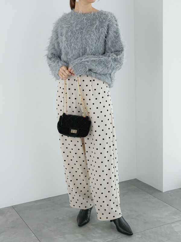 シャギーニット 新色追加【WETTEMPT｜ウィテンプト】WOOL MIXED PERM SHAGGY