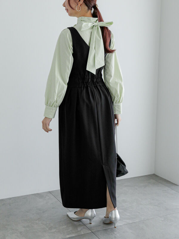 タックジャンパースカート（ワンピース/ワンピース）【セール】｜Te