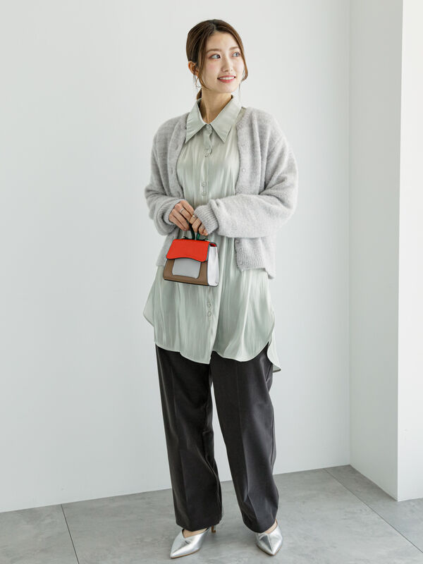 doublet グレー プリント入り ストレートパンツ 0431414075481cl_05?$VS_1500$