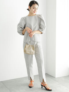 ぽち⭐︎夏セール中！ kotohayokozawa】LACE-UP LOWGAGE KNIT PULLOVER｜CONVERSE TOKYO