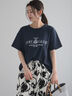 カレッジプリントTシャツ（オフホワイト/ベージュ/ネイビー）｜Te chichi（テチチ）通販