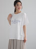 カレッジプリントTシャツ（オフホワイト/ベージュ/ネイビー）｜Te chichi（テチチ）通販
