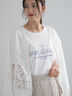 カレッジプリントTシャツ（オフホワイト/ベージュ/ネイビー）｜Te chichi（テチチ）通販