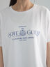 カレッジプリントTシャツ（オフホワイト/ベージュ/ネイビー）｜Te chichi（テチチ）通販